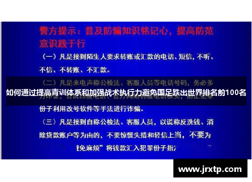如何通过提高青训体系和加强战术执行力避免国足跌出世界排名前100名
